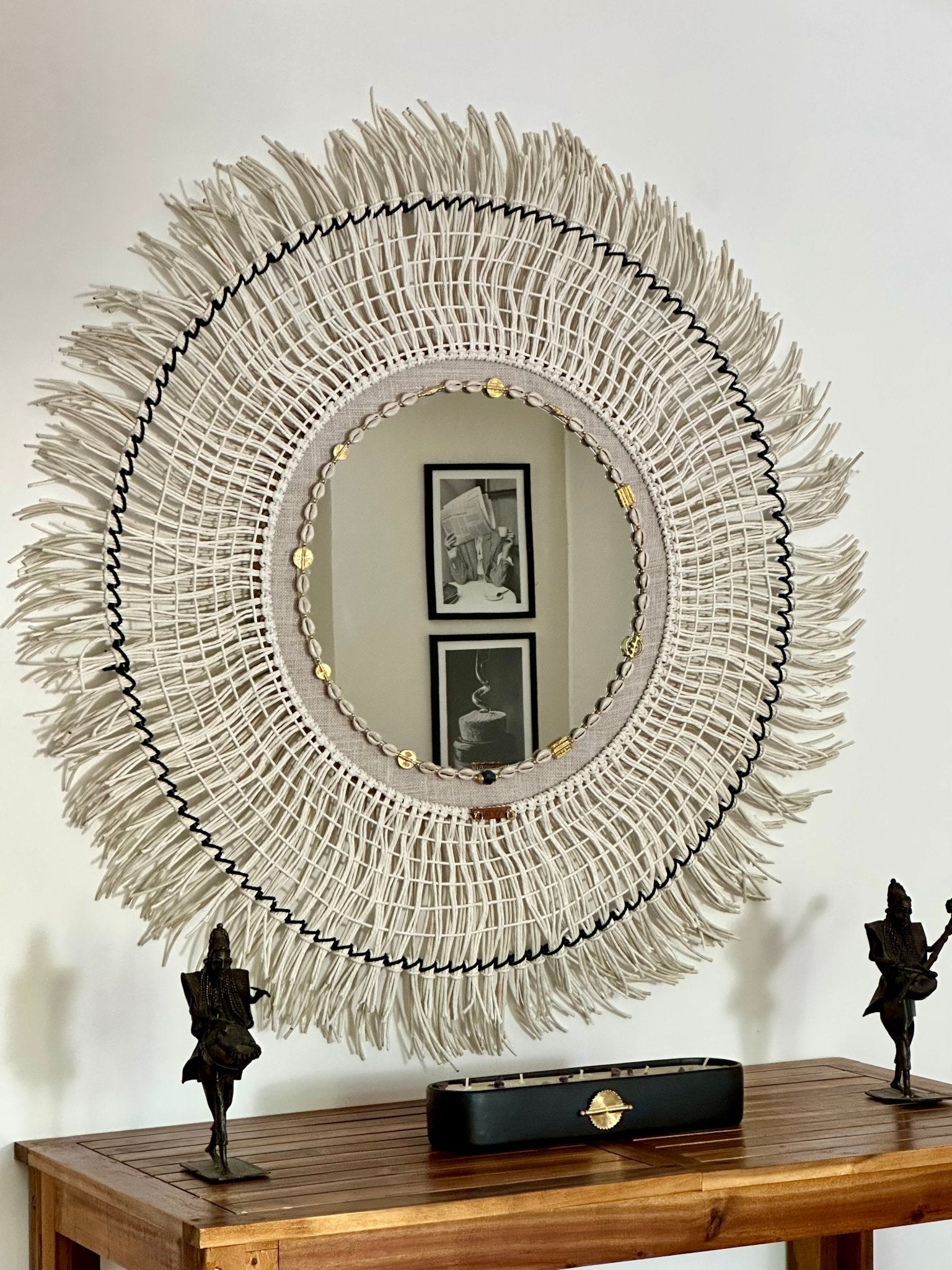 Miroir | Oriane Ebène - décoration murale bohème chic - MIYA’s Boutiques