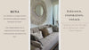 Vidéo décoration bohème chic MIYA’s Boutiques : miroirs faits main, coussins en lin et ambiance élégante inspirée du voyage.